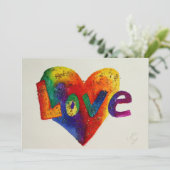 レインボーラブ招待状、招待状、発表 招待状 (スタンド正面)