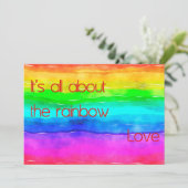 レインボーラブ03についてよ 招待状 (スタンド正面)