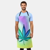 レインボーラブ エプロン (着用した状態)