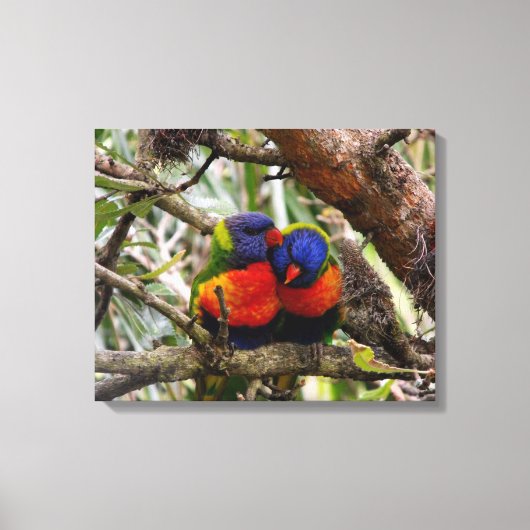 レインボーラブ キャンバスプリント (正面)