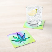 レインボーラブ スクエアペーパーコースター (インサイチュ)