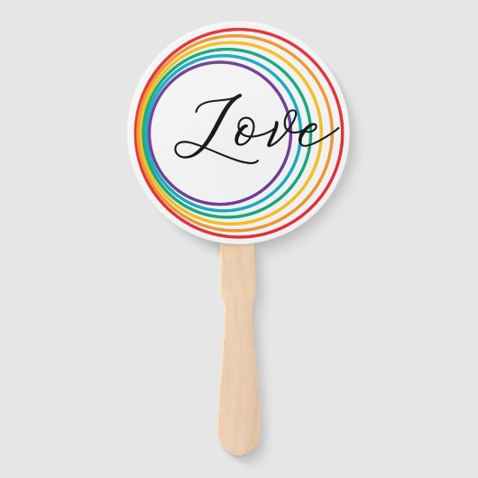 レインボーラブ ハンドファン (正面)