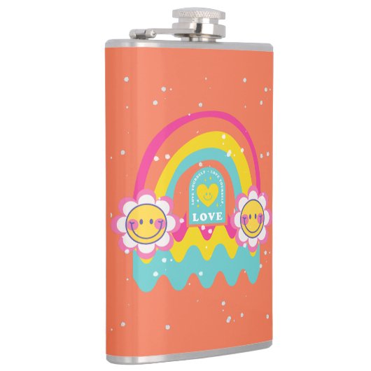レインボーラブ フラスク (右)