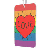 レインボーラブ，プライド, LGBT，ラヴ祝ィー カーエアーフレッシュナー (左)