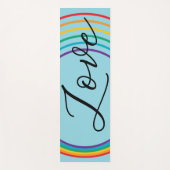 レインボーラブ ヨガマット (正面)