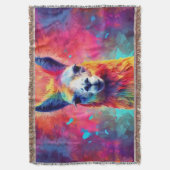 レインボーラマ スローブランケット (正面縦)