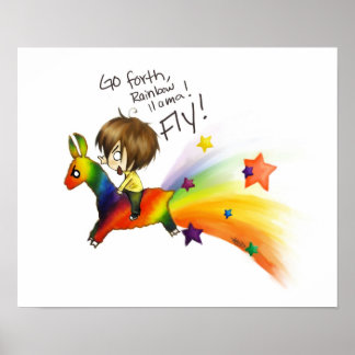 レインボーラマ！ ポスター