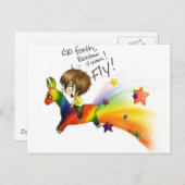 レインボーラマ ポストカード (正面/裏面)