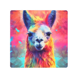 レインボーラマ メタルプリント