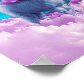 レインボーラマ – Cat Llama ポスター (角)