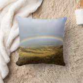 レインボーランノッチムーアスコットランドポストカードポスターフォト クッション (ブランケット)