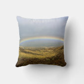 レインボーランノッチムーアスコットランドポストカードポスターフォト クッション (裏面)