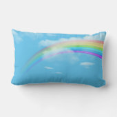 レインボーランバーピローと草の中のキリン ランバークッション (裏面)