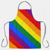 レインボーラージユニセックスエプロン エプロン (正面)