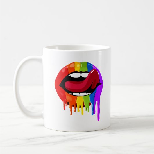 レインボーリップス コーヒーマグカップ (左)