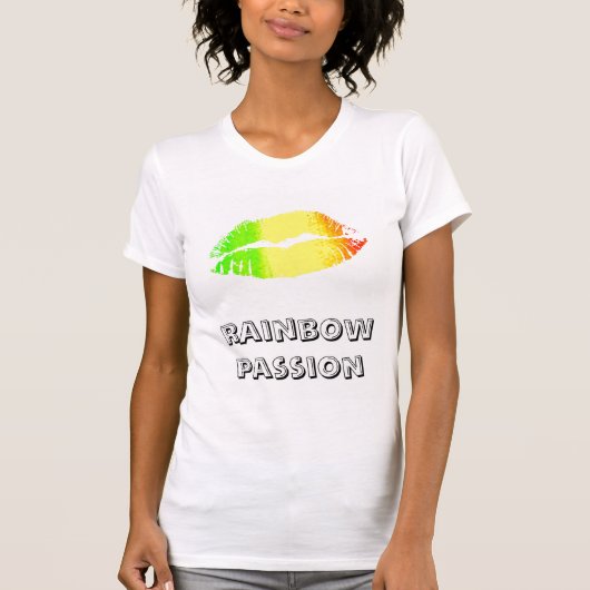 レインボーリップス Tシャツ (正面)