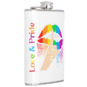 レインボーリップルグプライド フラスク (右)