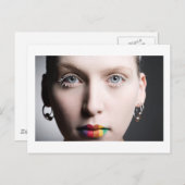 レインボーリップ ポストカード (正面/裏面)