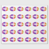 レインボーリップ ラッピングペーパー (フラット)