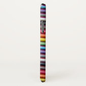 レインボーリボンケーブルテクスチャ Case-Mate iPhoneケース (裏面/右)