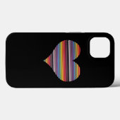 レインボーリボンケーブルハートiPhone 7 Plusケース Case-Mate iPhoneケース (裏面 (横))
