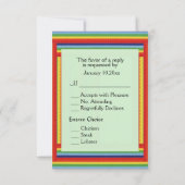 レインボーリボンRSVP 出欠カード (裏面)