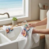 レインボーリーフビーチサンダル キッチンタオル