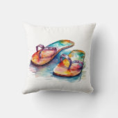 レインボーリーフビーチサンダル クッション (裏面)