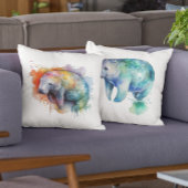 レインボーリーフマナティー クッション