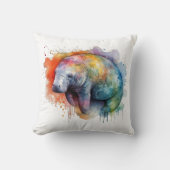 レインボーリーフマナティー クッション (正面)