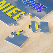 レインボールック"53" & "ハッピーバースデー"，曇り空 ジグソーパズル (側面)