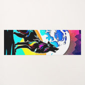 レインボールナウルフハウルアート ヨガマット (裏面(横))