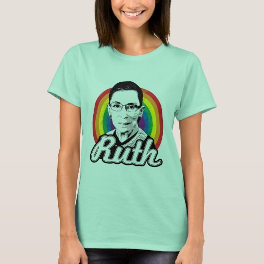 レインボールース2016 - Ruth Bader Ginsburg - LGBT -.p Tシャツ (正面)