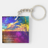 レインボールーラルランドスケープキーチェーン キーホルダー (裏面)