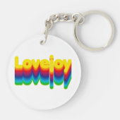 レインボーレイヤラブジョイ名ラベル キーホルダー (裏面)