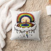 レインボーレイン クッション (ブランケット)