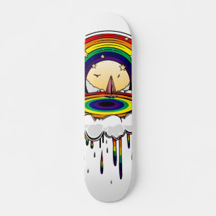 レインボーレイン スケートボード