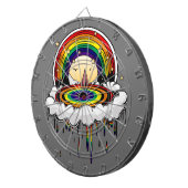 レインボーレイン ダーツボード (正面右)