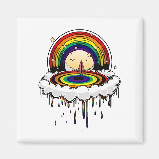レインボーレイン マグネット (正面)