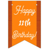 レインボーレオグリッターバースデーパーティー バンティングフラッグ (第2の旗)