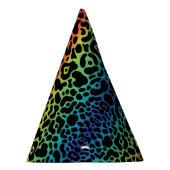 レインボーレオパードパーティーハット パーティーハット (右)