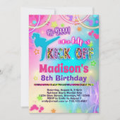 レインボーレオパード空手バースデーパーティー 招待状 (正面)