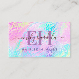 レインボーレオパード虹色プロフェッショナルサロン  名刺