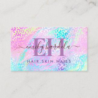 レインボーレオパード虹色プロフェッショナルサロン  名刺