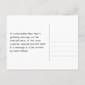 レインボーレター「2025」+「新年おめでとう!」 ポストカード (裏面)