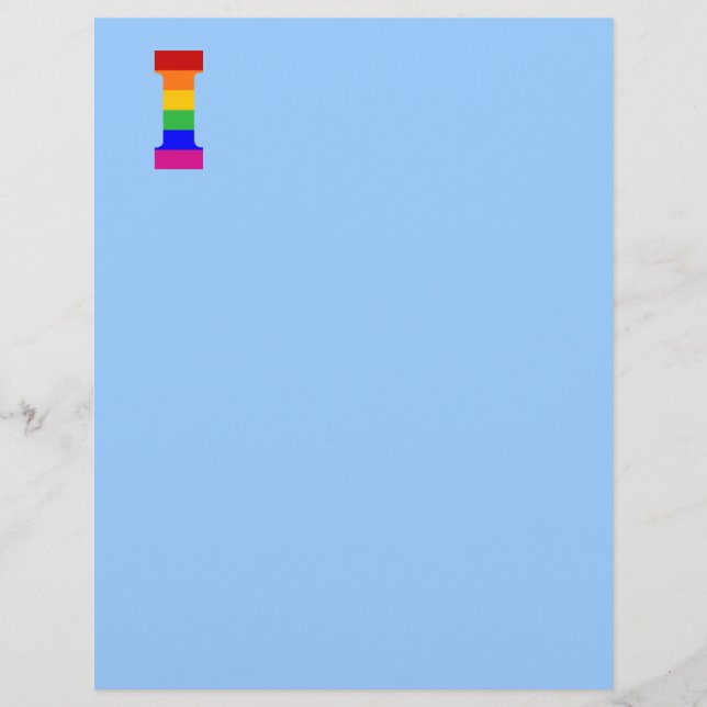 レインボーレターI (正面)