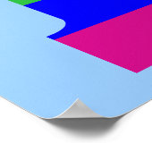 レインボーレターI ポスター (角)