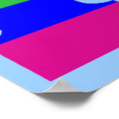 レインボーレターP ポスター (角)