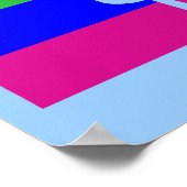 レインボーレターR ポスター (角)