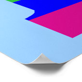 レインボーレターT ポスター (角)